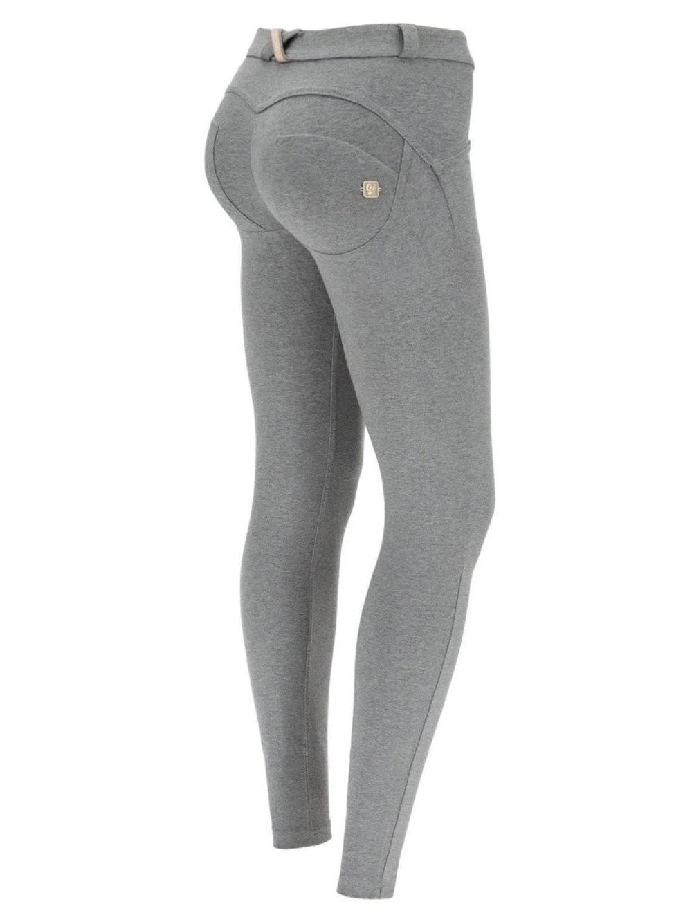 Freddy Gray Ponte Leggings with Pink Waistband